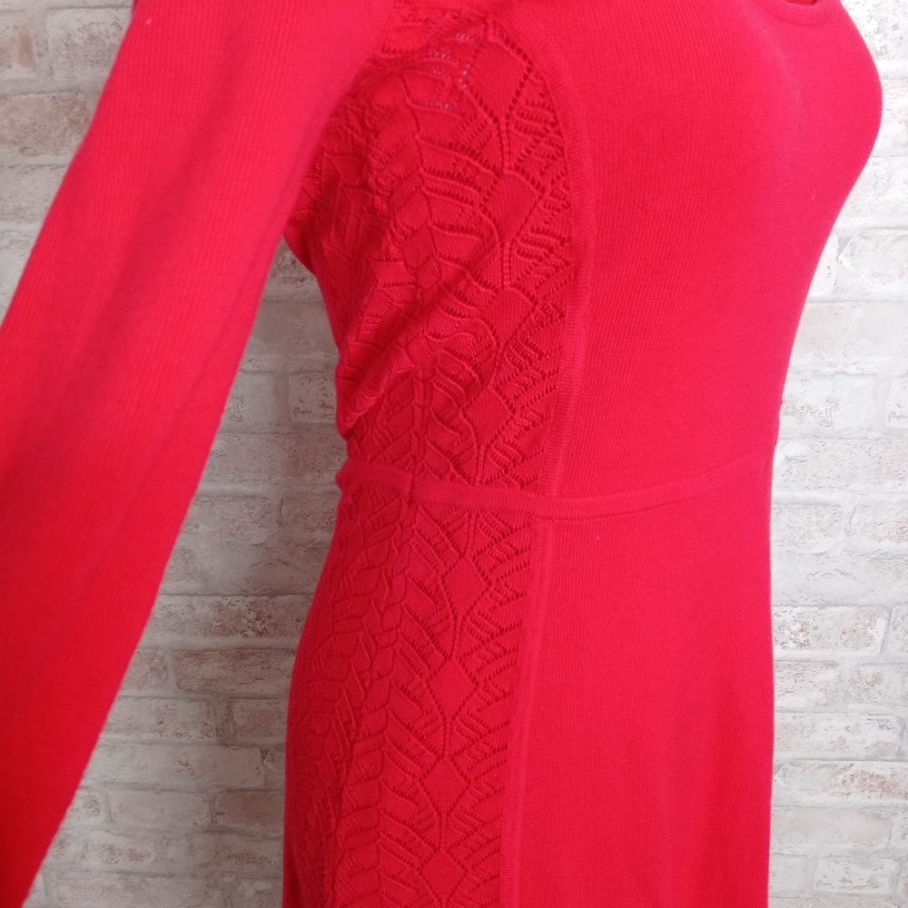 Victoria's Secret Red Double Layer Sweater Dress - image 3